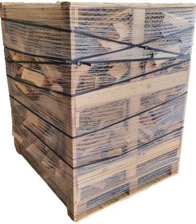 Kaminholz 25 cm Gestapelt und Trocken 160 cm x 125 cm x 125 cm – Gather Brennholz