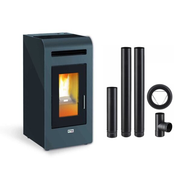 Kanalisierbarer Pelletofen Cayenne + Abgasrohre Poujoulat 16kW – Gather Brennholz