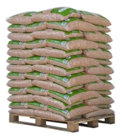 Pellet DIN Pellets – Palette mit 65 Säcken zu 15 kg – Gather Brennholz