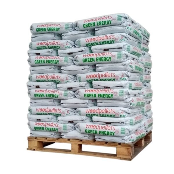 Pellet Green Energy – Palette mit 65 Säcken zu 15 kg – Gather Brennholz