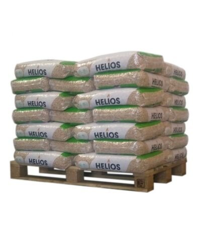 Pellet Helios – 1/2 Palette mit 35 Säcken zu 15 kg – Gather Brennholz