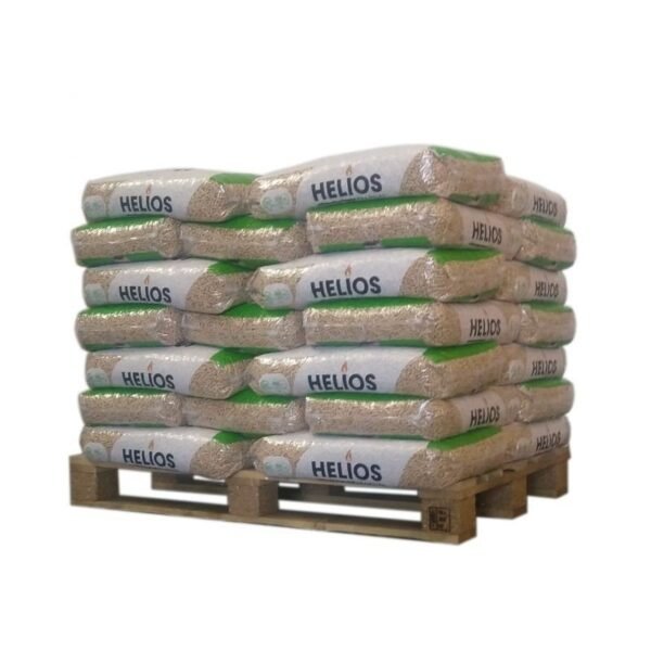 Pellet Helios – 1/2 Palette mit 35 Säcken zu 15 kg – Gather Brennholz