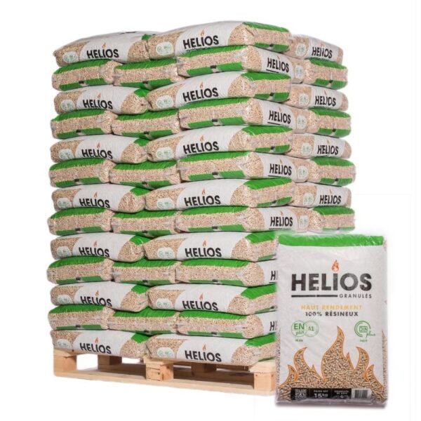 Pellet Helios – Palette mit 65 Säcken zu 15 kg – Gather Brennholz