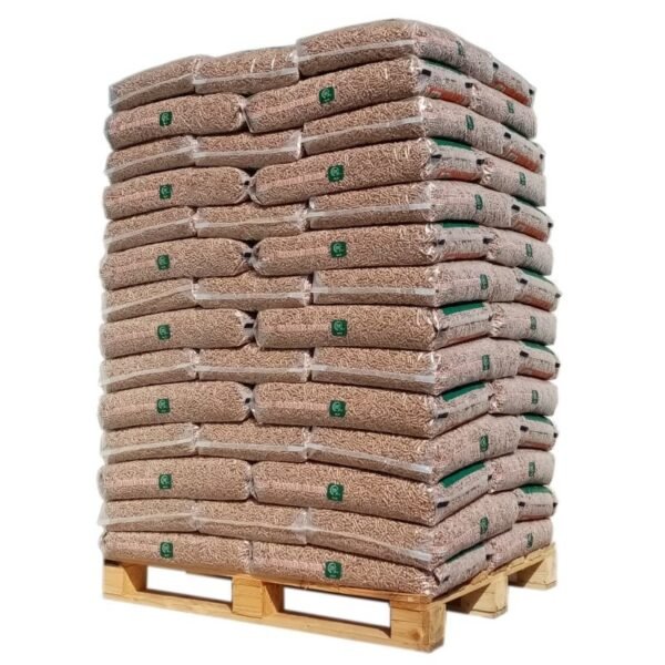 Pellet Natural Energie – Palette mit 70 Säcken zu 15 kg – Gather Brennholz
