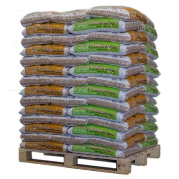 Pellet Starforest – Palette mit 70 Säcken zu 15 kg – Gather Brennholz