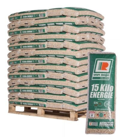 Pellet Von Roje – Palette mit 65 Säcken zu 15 kg – Gather Brennholz