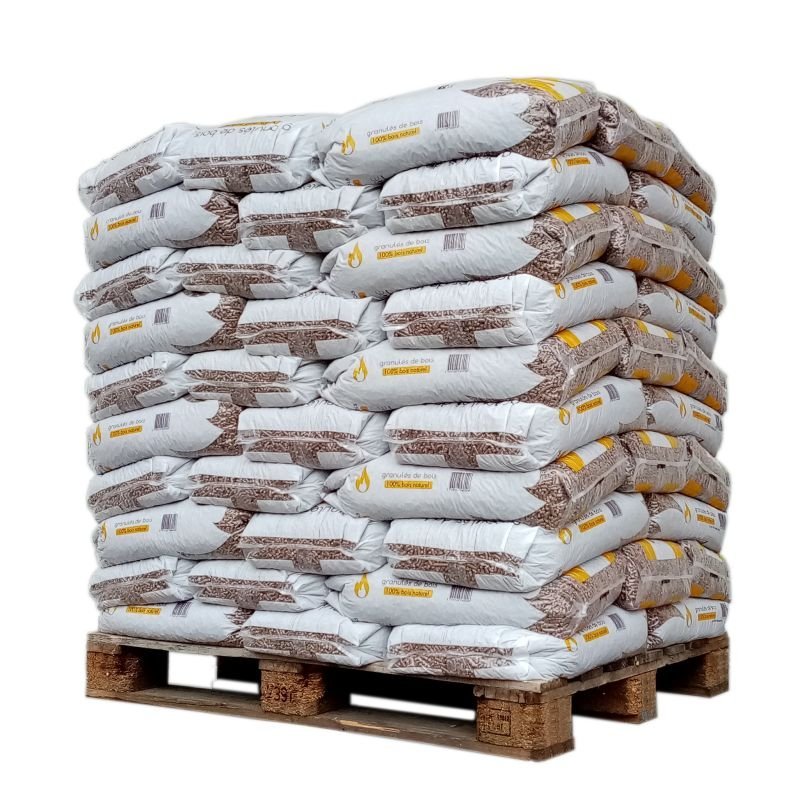 Sunfire-Pellets – Packung mit 70 Säcken à 15 kg – Gather Brennholz